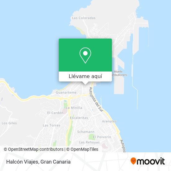 Mapa Halcón Viajes
