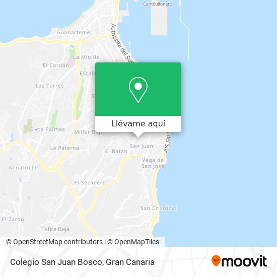 Mapa Colegio San Juan Bosco