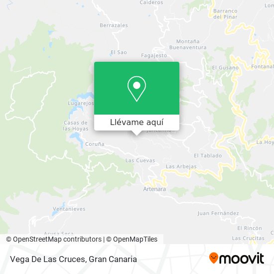 Mapa Vega De Las Cruces