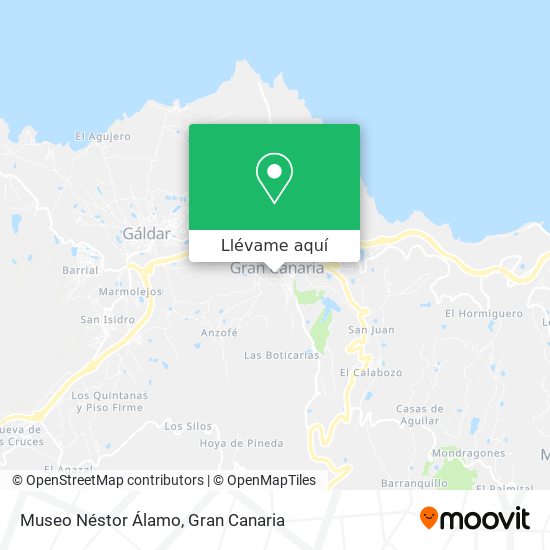 Mapa Museo Néstor Álamo