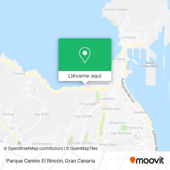 Mapa Parque Canino El Rincón