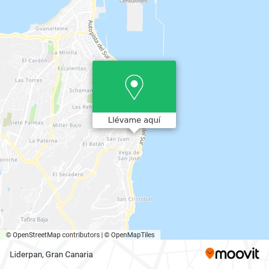 Mapa Liderpan