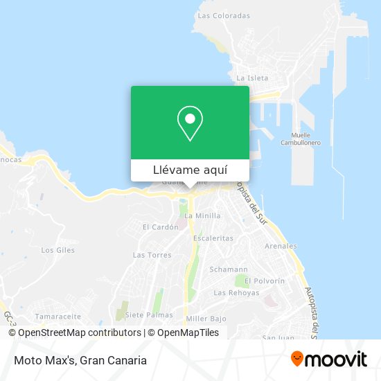 Mapa Moto Max's