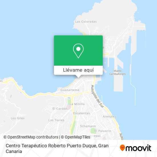 Mapa Centro Terapéutico Roberto Puerto Duque