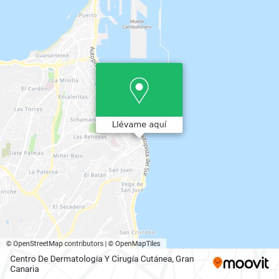 Mapa Centro De Dermatología Y Cirugía Cutánea