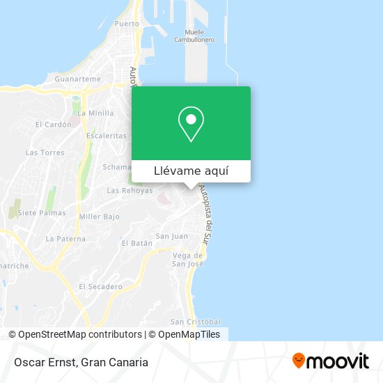 Mapa Oscar Ernst