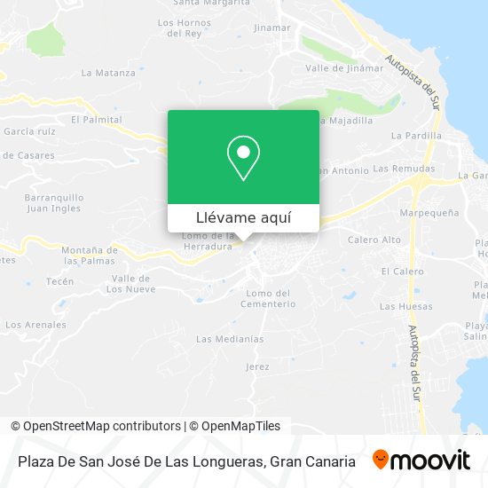 Mapa Plaza De San José De Las Longueras