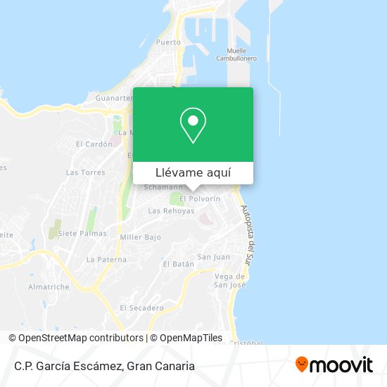 Mapa C.P. García Escámez