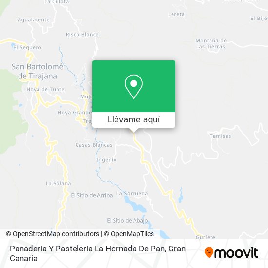 Mapa Panadería Y Pastelería La Hornada De Pan
