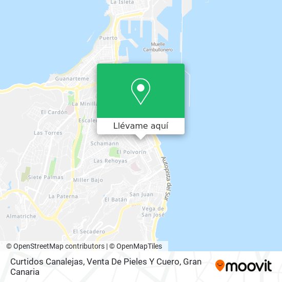 Mapa Curtidos Canalejas, Venta De Pieles Y Cuero