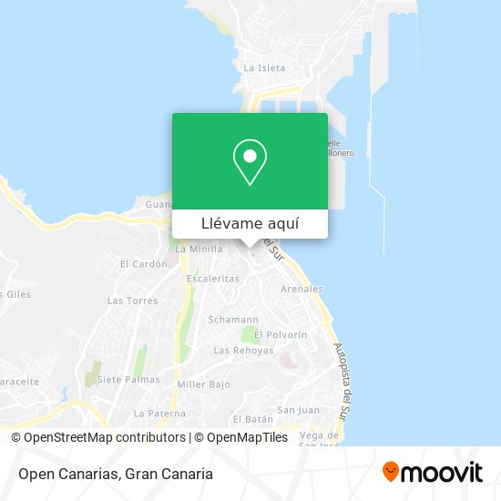 Mapa Open Canarias