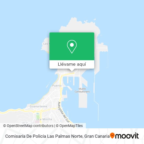 Mapa Comisaría De Policía Las Palmas Norte