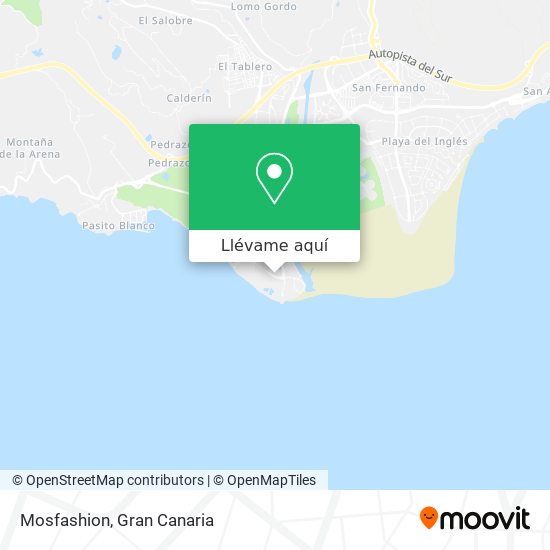 Mapa Mosfashion