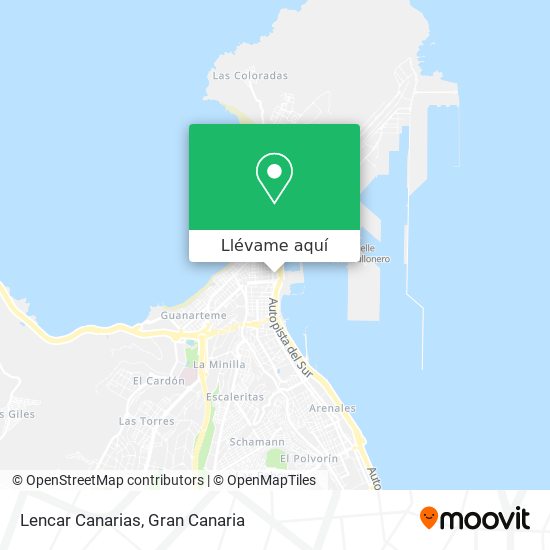 Mapa Lencar Canarias