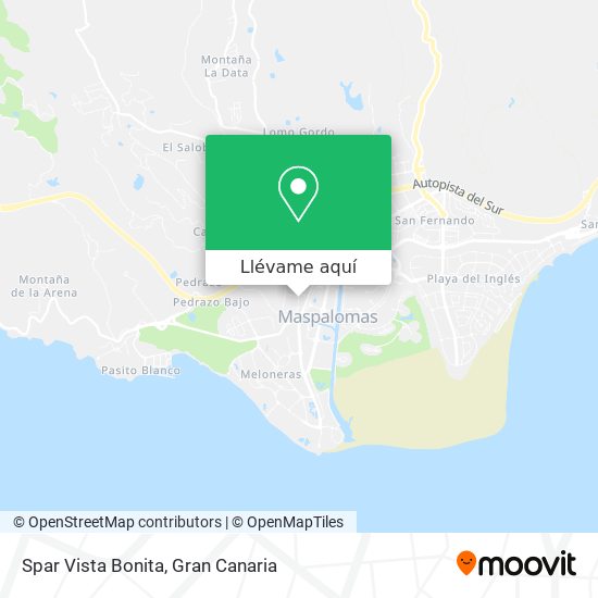 Mapa Spar Vista Bonita