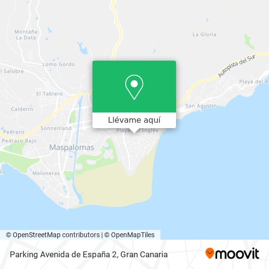 Mapa Parking Avenida de España 2