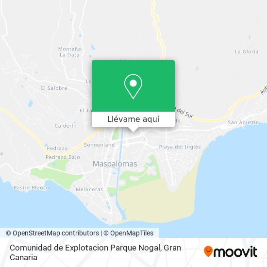 Mapa Comunidad de Explotacion Parque Nogal