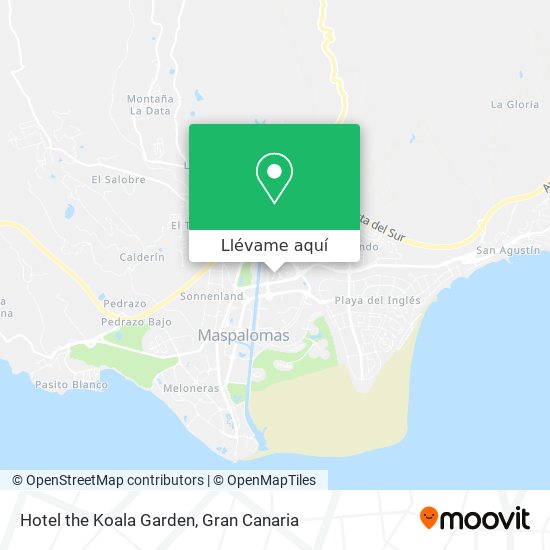 Mapa Hotel the Koala Garden