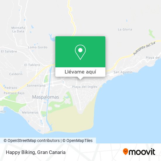 Mapa Happy Biking