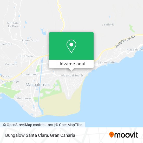 Mapa Bungalow Santa Clara