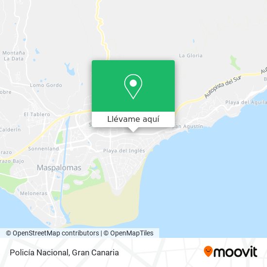 Mapa Policía Nacional
