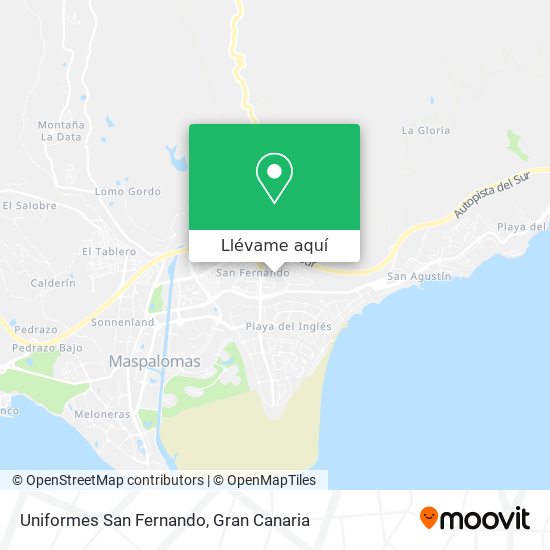 Mapa Uniformes San Fernando