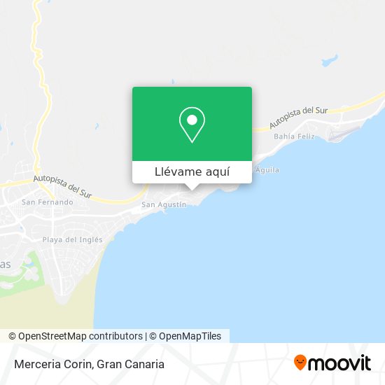 Mapa Merceria Corin
