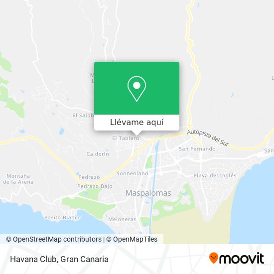 Mapa Havana Club