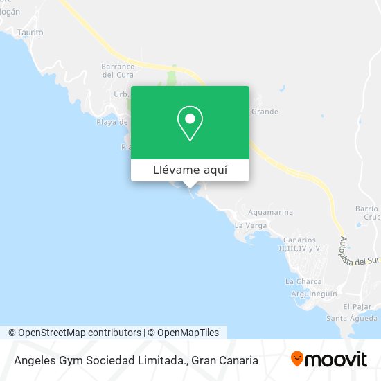 Mapa Angeles Gym Sociedad Limitada.