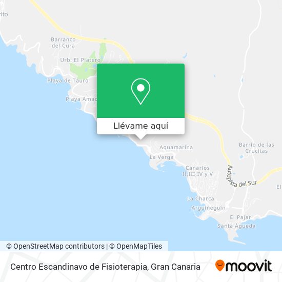 Mapa Centro Escandinavo de Fisioterapia