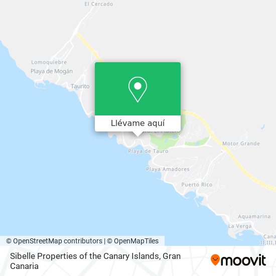 Mapa Sibelle Properties of the Canary Islands