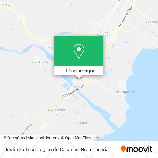 Mapa Instituto Tecnologico de Canarias