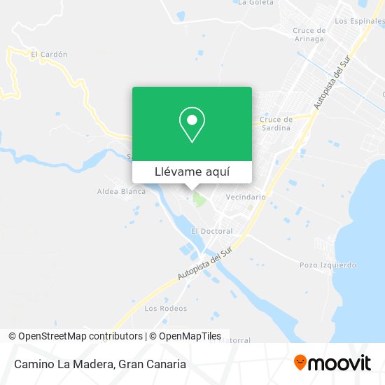 Mapa Camino La Madera