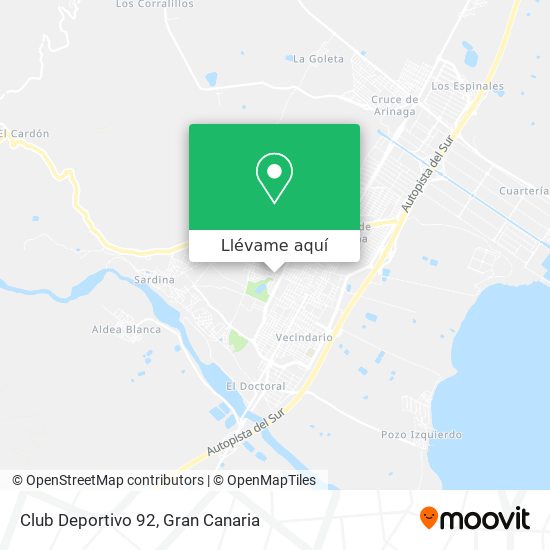 Mapa Club Deportivo 92