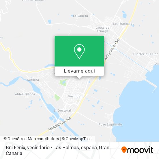 Mapa Bni Fénix, vecindario - Las Palmas, españa
