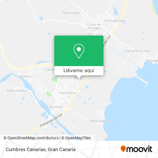 Mapa Cumbres Canarias