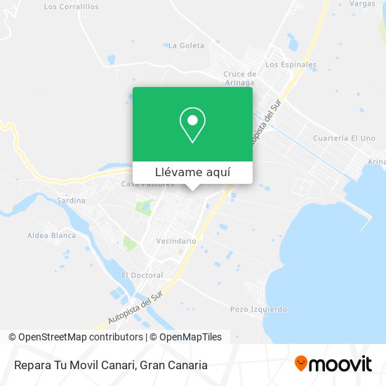 Mapa Repara Tu Movil Canari