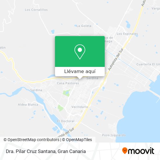 Mapa Dra. Pilar Cruz Santana
