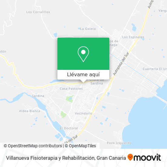 Mapa Villanueva Fisioterapia y Rehabilitación