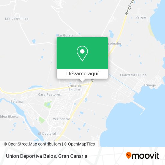 Mapa Union Deportiva Balos