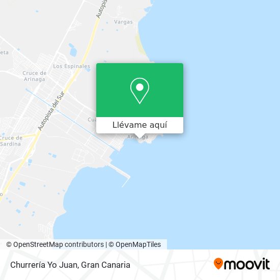 Mapa Churrería Yo Juan