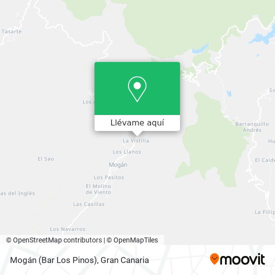 Mapa Mogán (Bar Los Pinos)