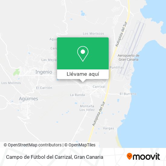 Mapa Campo de Fútbol del Carrizal