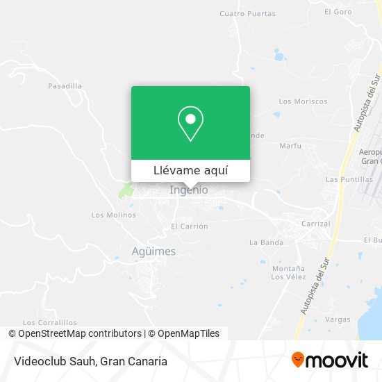 Mapa Videoclub Sauh