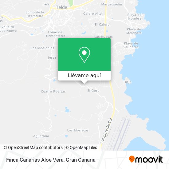Mapa Finca Canarias Aloe Vera