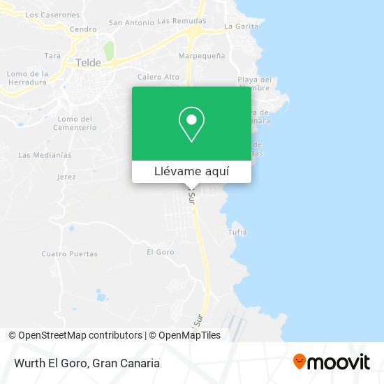Mapa Wurth El Goro