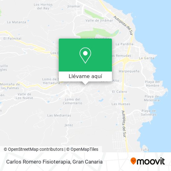 Mapa Carlos Romero Fisioterapia
