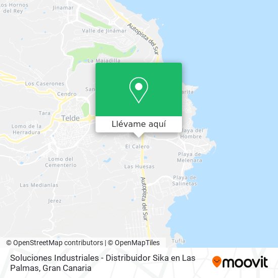 Mapa Soluciones Industriales - Distribuidor Sika en Las Palmas