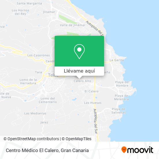 Mapa Centro Médico El Calero