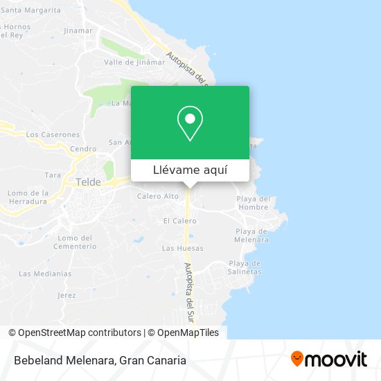 Mapa Bebeland Melenara